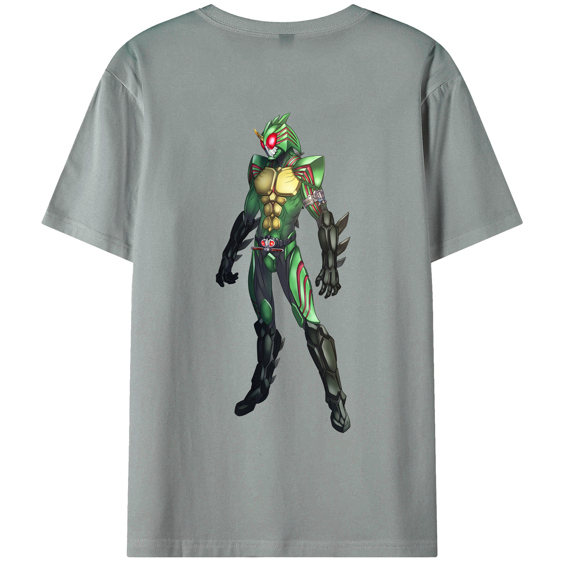 （画像用） ウルトラマン Ultraman 綿100％ メンズ半袖Tシャツ（バックプリント） 通気性